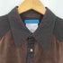 ハムネット HAMNETT 日本製 スナップボタン 切替 ベルベット ポロシャツ メンズ import:M