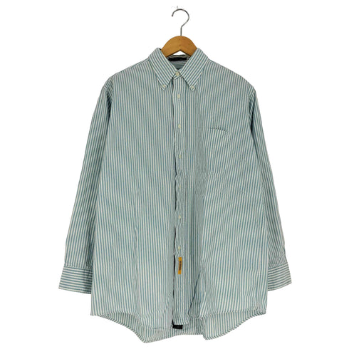 ビーディーバギーズ B.D.BAGGIES USA製 ストライプ コットン ボタンダウンシャツ メンズ 15 1/2