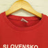 SLOVENSKO フロントプリントクルーネックTシャツ メンズ JPN:L