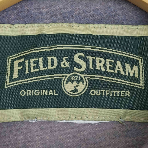 フイールドアンドストリーム FIELD&STREAM 90-00s ナス紺 シャモアクロス シャツ メンズ