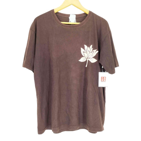 家紋プリントクルーネックTシャツ メンズ