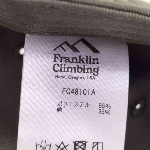 フランクリンクライミング Franklin Climbing ESSENTIAL ツイルラベル6パネルCAP メンズ