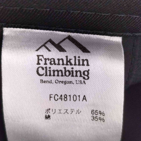 フランクリンクライミング Franklin Climbing ESSENTIAL ツイルラベル6パネルCAP メンズ