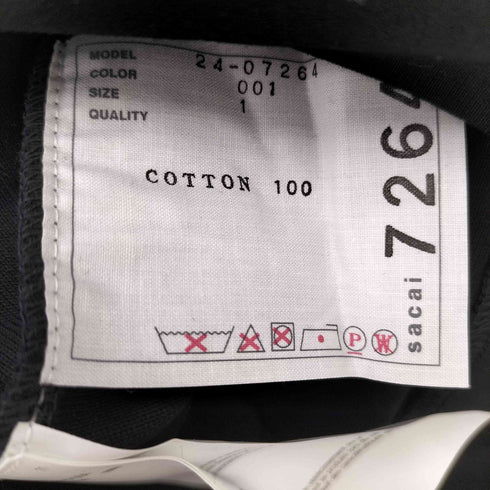 サカイ Sacai 24SS Cotton Jersey Pullover レディース JPN:1