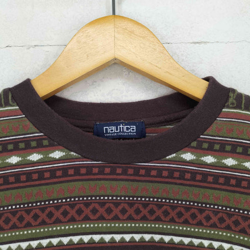 ノーティカ NAUTICA ジャガード L/S TEE メンズ JPN:M