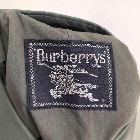 バーバリーズ BURBERRYS 玉虫 グレー ステンカラーコート メンズ 165