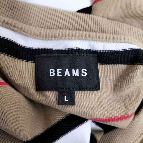 ビームス BEAMS 天竺ボーダースウェットシャツ メンズ JPN:L