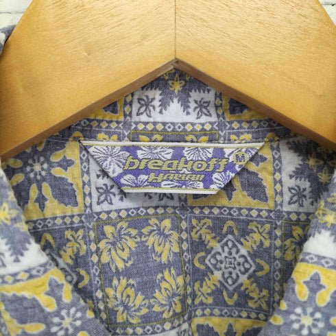 BREAK OF F 総柄シアサッカーアロハシャツ メンズ M