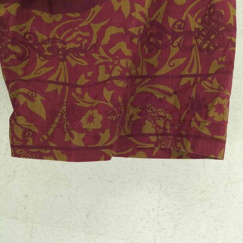 ゴタイリク 五大陸 ボタニカル柄コットンアロハシャツ メンズ M