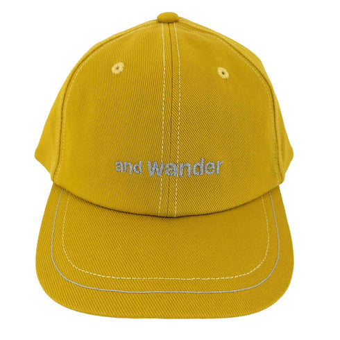 アンドワンダー and wander COTTON TWILL CAP メンズ FREE