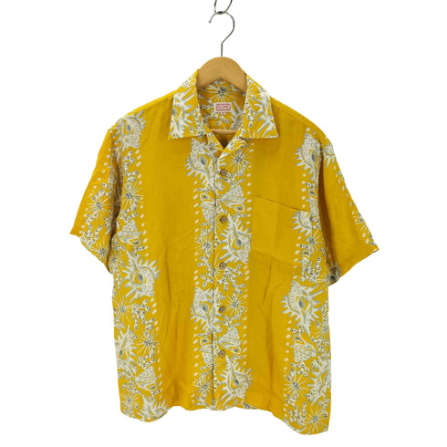 GET ARNIE 100%レーヨン 開襟 アロハシャツ メンズ JPN:M