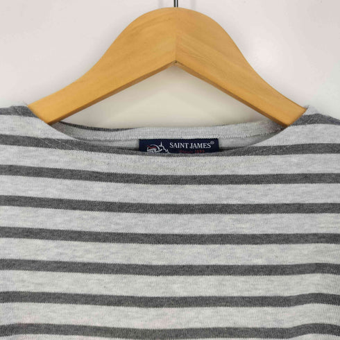 セントジェームス SAINT JAMES ウェッソン バスクシャツ ボートネックボーダーTシャツ レディース import:XS