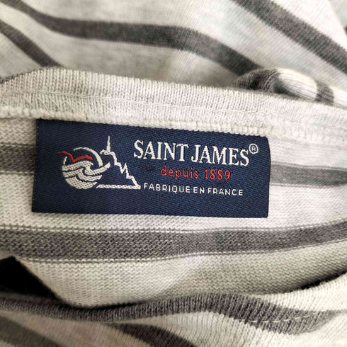 セントジェームス SAINT JAMES ウェッソン バスクシャツ ボートネックボーダーTシャツ レディース import:XS