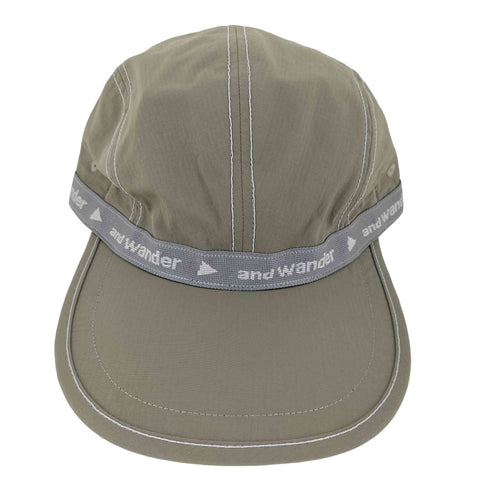 アンドワンダー and wander JQ tape cap メンズ FREE