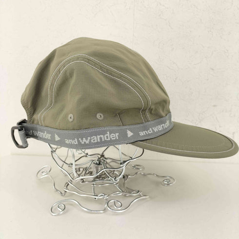 アンドワンダー and wander JQ tape cap メンズ FREE