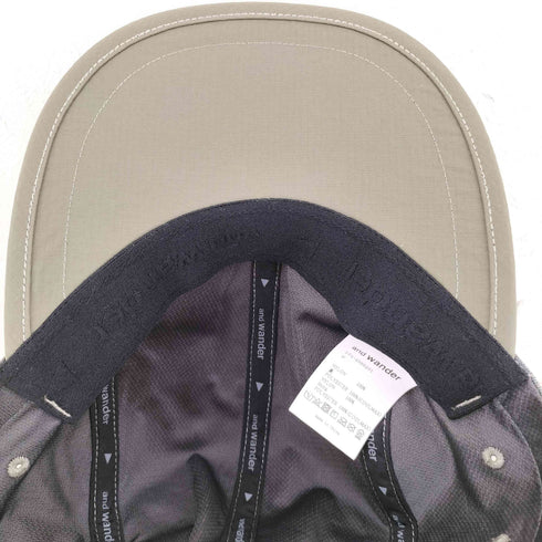 アンドワンダー and wander JQ tape cap メンズ FREE