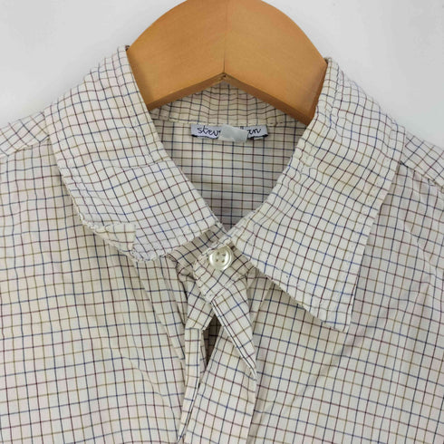 スティーブンアラン Steven Alan USA製 コットン チェックシャツ メンズ import:S