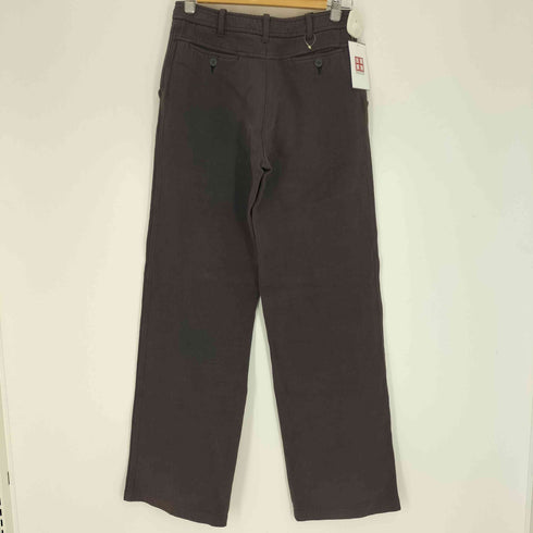 アルマーニジーンズ ARMANI JEANS 90S イタリア製 SIMIN T S.P.A. ヘリンボーン柄 コットン ウール ストレート パンツ LAMPOジップ メンズ 40