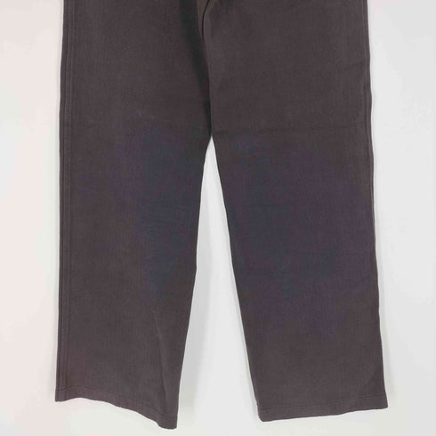 アルマーニジーンズ ARMANI JEANS 90S イタリア製 SIMIN T S.P.A. ヘリンボーン柄 コットン ウール ストレート パンツ LAMPOジップ メンズ 40