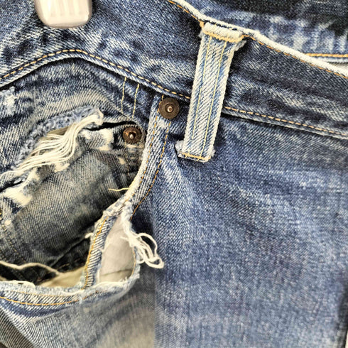 リーバイス Levis 70s 66前期 42TALON ボタン裏8 505 ストレートデニムパンツ メンズ