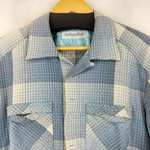ノンネイティブ nonnative 開襟チェック L/S シャツ メンズ