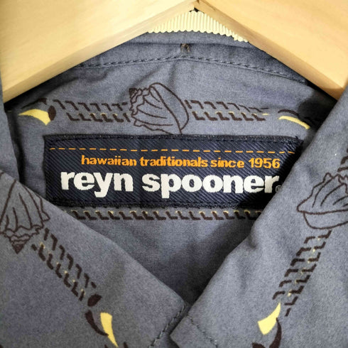 レインスプーナー Reyn Spooner 貝 ストライプ コットン ボタンダウンシャツ メンズ import:M