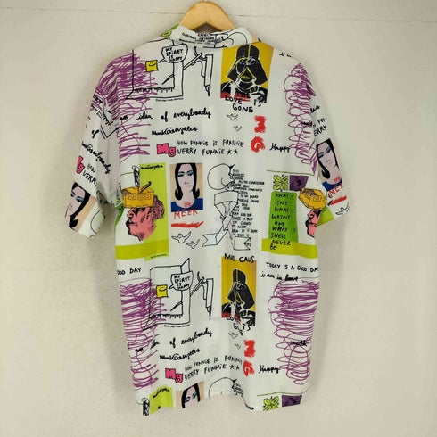 マークゴンザレス Mark Gonzales アート柄開襟アロハシャツ BIG SIZE メンズ XL