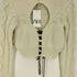 ザラ ZARA Cable knit open back sweater オープン バック ケーブル ニット セーター レディース import:S