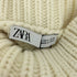 ザラ ZARA Cable knit open back sweater オープン バック ケーブル ニット セーター レディース import:S