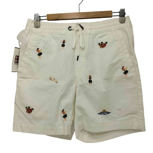 ポロラルフローレン POLO RALPH LAUREN CLASSIC FIT Aloha Hawaiin Embroidered Shorts メンズ XS