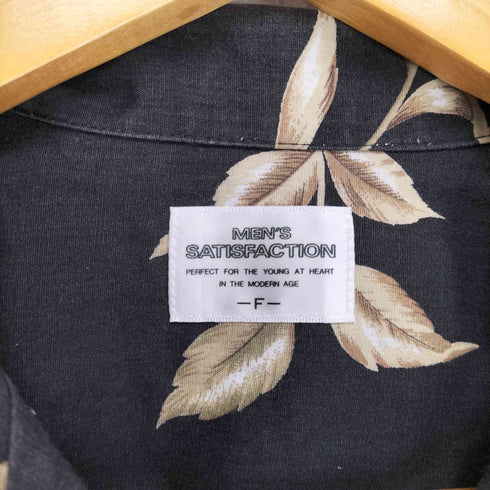 MENS SATIFACTION コットンアロハシャツ メンズ FREE