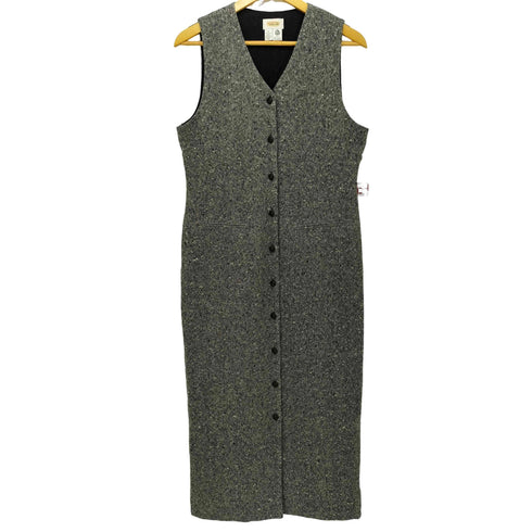 タルボット TALBOTS USA製 くるみボタン ノースリーブワンピース レディース 8