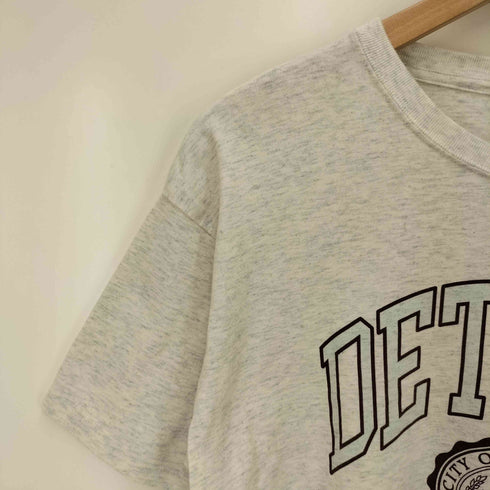 チャンピオン Champion 24SS DETROIT カレッジ プリント ショートスリーブTシャツ レディース import:M