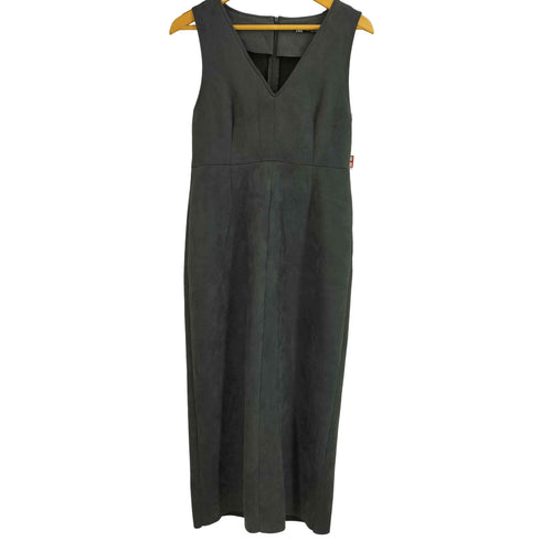 ザラ ZARA Vネック フェイクスエードワンピース レディース import:S