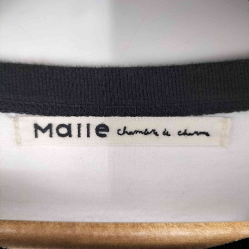 マルシャンブルドゥシャーム Malle chambre de charme 40/2天竺Tree刺繍Tシャツ レディース FREE