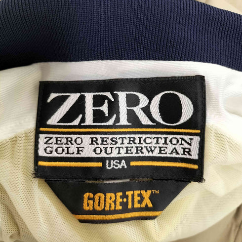 Zero Restriction GORE-TEX ゴアテックス ダブルジッパー ハイネック ジップアップジャケット メンズ import:L