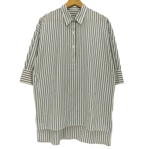 アダムエロペ Adam et Rope チュニック丈 半袖 プルオーバーシャツワンピース レディース JPN:38
