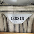 ロワズィール LOISIR ストライプ フリルデザインリネンブラウス レディース FREE