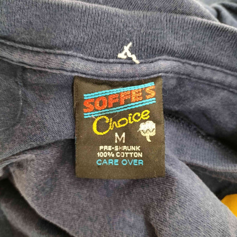 ソフィー SOFFE 90s USA製 袖シングル 裾ダブル UCLA プリント Tシャツ メンズ import:M