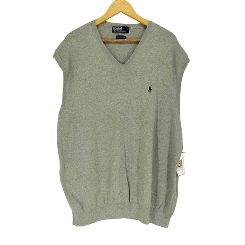 ポロバイラルフローレン Polo by RALPH LAUREN PIMA COTTON Vネックニットベスト メンズ 2LT