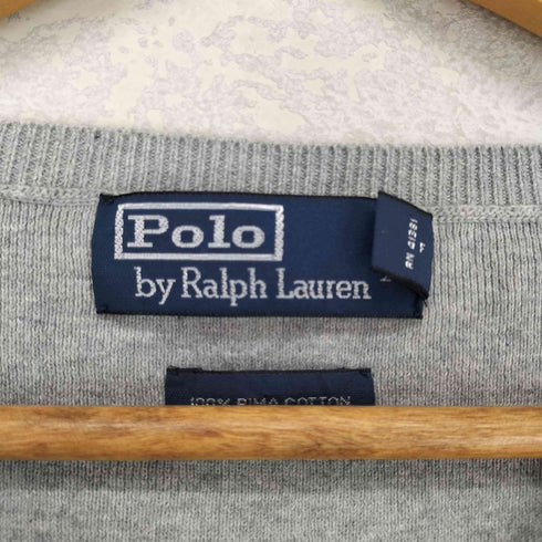 ポロバイラルフローレン Polo by RALPH LAUREN PIMA COTTON Vネックニットベスト メンズ 2LT