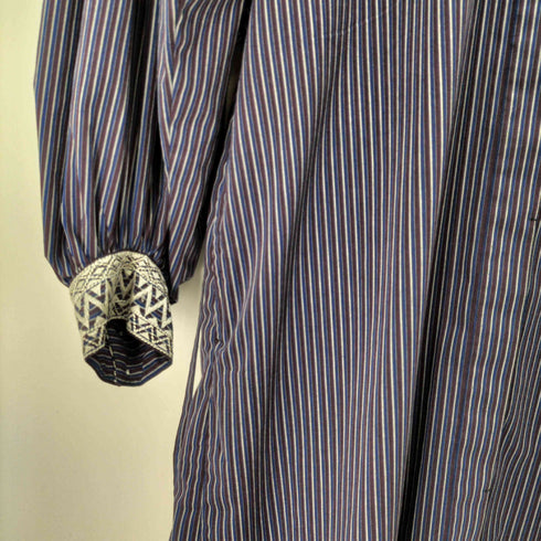 ヌキテパ NE QUITTEZ PAS Poplin Stripe Shirts Dress レディース JPN:S