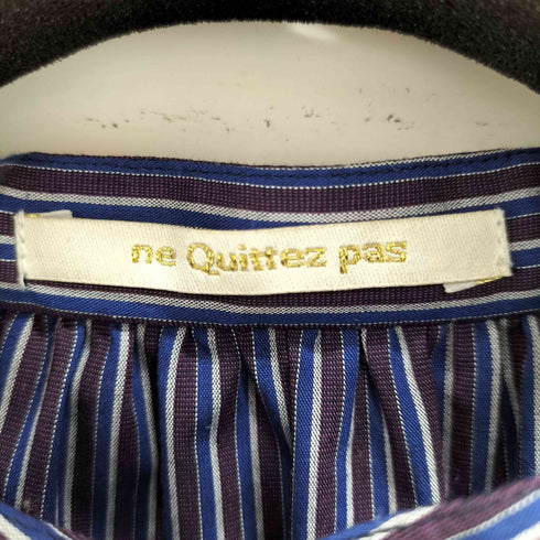 ヌキテパ NE QUITTEZ PAS Poplin Stripe Shirts Dress レディース JPN:S