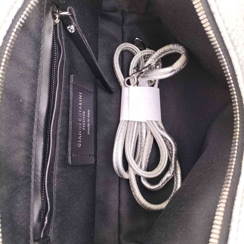 GIANNI CHIARINI アリファ S 2way シルバー ショルダーバッグ レディース