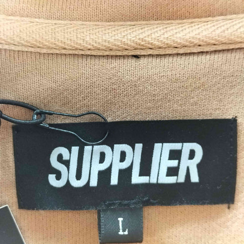サプライヤー SUPPLIER ロゴ刺繍ハーフジップスウェット メンズ JPN:L