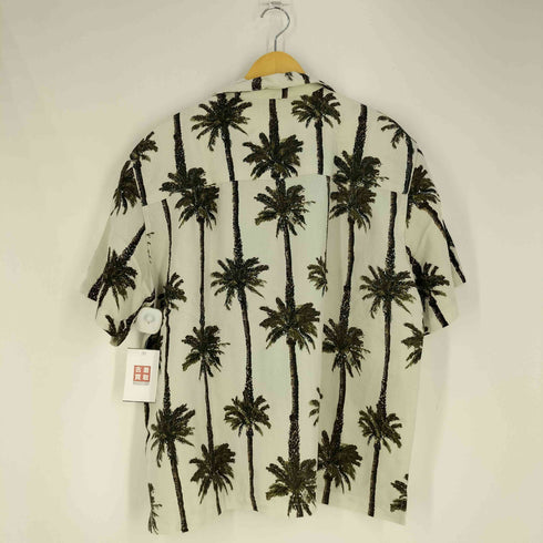 セントジョンズベイ STJOHNS BAY ISLAND STYLE ツリー柄 レーヨンポリ オープンカラーシャツ アロハシャツ メンズ import:XL
