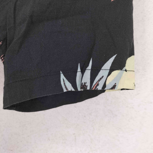 ルーカ RVCA ボタニカル柄半袖シャツ メンズ M