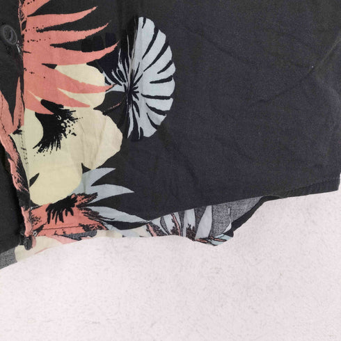 ルーカ RVCA ボタニカル柄半袖シャツ メンズ M