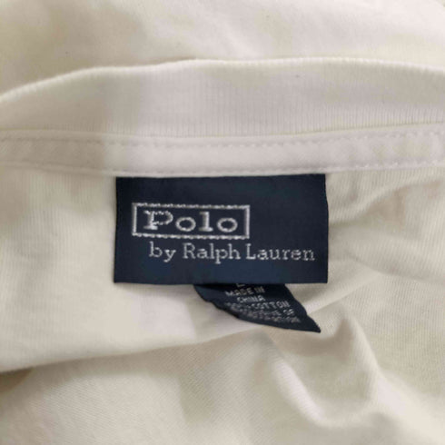 ポロバイラルフローレン Polo by RALPH LAUREN ポニー刺繍 Vネック Tシャツ メンズ import:L