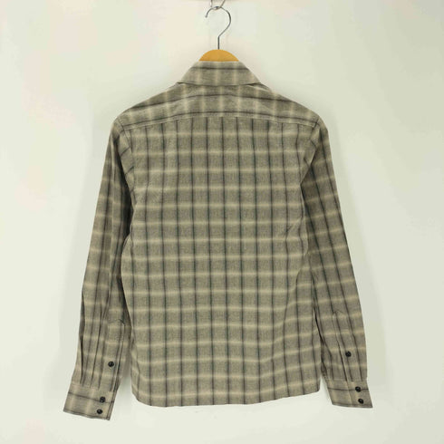 サブサエティ Subciety ペイズリー柄切替チェックシャツ メンズ JPN:S